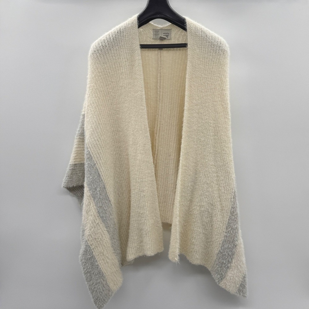 Anthropologie Saturday Sunday Oversized Cream Striped Knit Cardigan One‎ Size